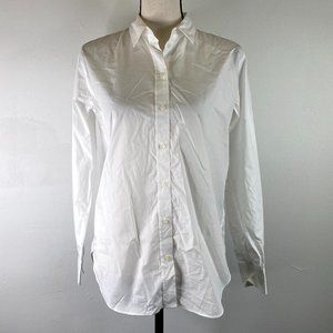 Everlane women's white long sleeve shirt SZ 0